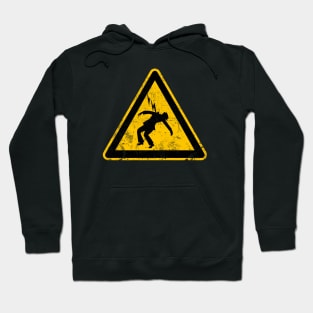 SHOCK HAZARD Sign Hoodie